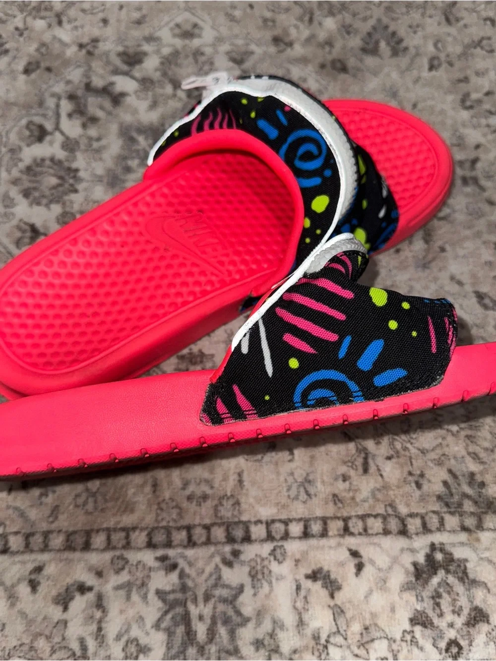 Nike Benassi Slide Fanny Pack Sandal Men’s Size 8 JDI Print CJ2967-600